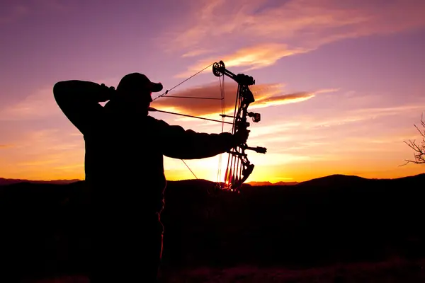 Bow Hunter in the Sunset