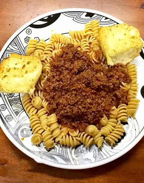 Ground Venison Spaghetti